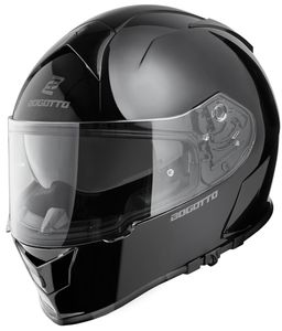 Bogotto V126 Solid Helm (Black,XXL)