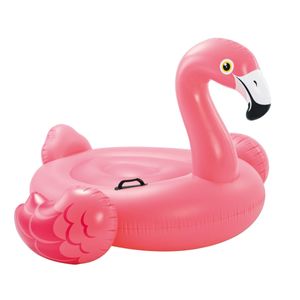 Intex RideOn Flamingo - aufblasbares Schwimmtier/Luftmatratze, 142  x 137  x 97 cm