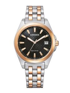 Citizen Damen Eco-Drive Armbanduhr aus Edelstahl Sport -  EO1213-85E