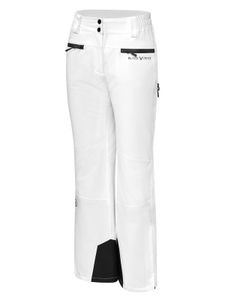 BLACK CREVICE - Dámske lyžiarske/snowboardové nohavice - 10 000 mm vodný stĺpec - termálna výplň | Farba: Biela | Veľkosť: 44