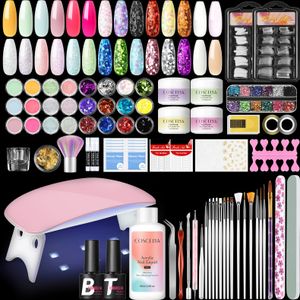 Acryl Nagel Kit UV Nagellampe 3 Farben Acryl Pulver und Flüssigkeit Klar Weiß Rosa Farben Acryl Pulver DIY Nail Tools Nail Art Kit für Anfänger mit allem Acryl Nagel Kit UV Nagellampe 3 Farben Acryl Pulver und Flüssigkeit Klar Weiß Rosa Farben Acryl Pulver DIY Nail Tools Nail Art Kit für Anfänger mit allem