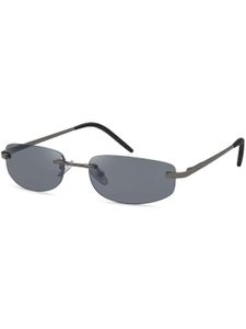 Gil Sonnenbrille Herren Desginer Metal Sonnen Sport Brillen Rechteck 100%UV400 30243 Eloxiert