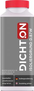 DICHTON Isoliergrund 1l Acrylgrundierung innen & aussen - Acryl Isogrund Haftgrund für Farbe, Mörtel, Kleber, Zementputz, Gips - Putzgrund, Betongrundierung lösemittelfrei, tief eindringend D.87W
