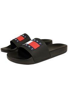 TOMMY JEANS POOL SLIDE ESS Čierna