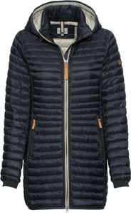 Camel Active - Dámska dlhá prešívaná bunda (320060-9E50), veľkosť:44, farba:Navy (43)