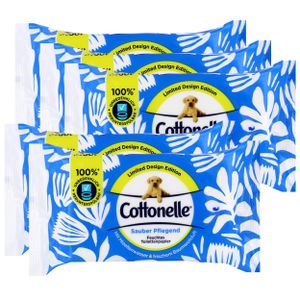 Cottonelle feuchtes Toilettenpapier Mizellenwasser & Baumwollduft (5er Pack )