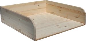 Wickeltischaufsatz Kiefer massiv 80x80x22cm