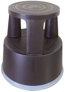 Q-Connect® KF00633 Rollhocker aus Kunststoff - Gewicht 2,9 kg, schwarz