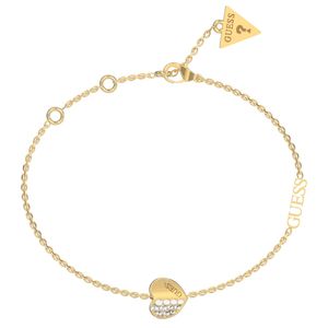 Guess JUBB03036JWYG Dámsky náramok Heart Pave Gold-tone