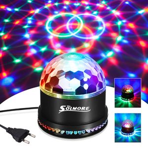 5W LED disco koule 51 LED diod disco lampa party světlo RGB světelný efekt hudbou řízené scénické osvětlení disco party světlo