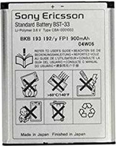 ORIGINAL Sony Ericsson Bst-33 Li-Polimer Akku