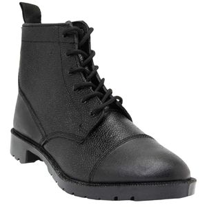 Pánské kožené boty Grafters Cadet DF582 (44,5 EU) (Black)