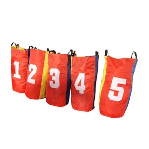 MASTER-Hüpfsäcke 50 x 70 cm für Kinder im 5er-Set - Zahlen