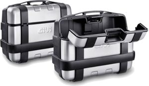 Trekker GiVi 33 Koffer Satz Monokey® mit Aluminium Cover Max Zuladung a 10 kg