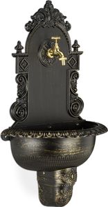 relaxdays XL Wandbrunnen antik