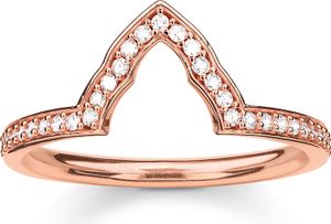 Thomas Sabo TR2070-416-14 Prsten dámský Temple Lace Silver Rose Gold Plated velikost 54
