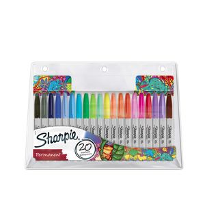 Sharpie Permanent Marker | Marker Stifte mit feiner Spitze | gemischte Farben | 20er Set