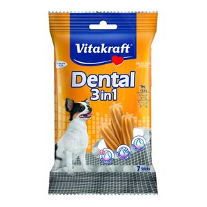 Vitakraft Dental 3v1 - svačinka pro psy do 5 kg - 7 tyčinek