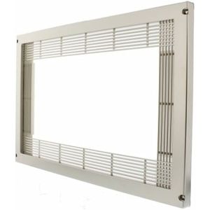 Scanpart Mikrowellen-Einbaurahmen 60cm x 40cm x 3cm in Silber, Nr. 73.000.001.12