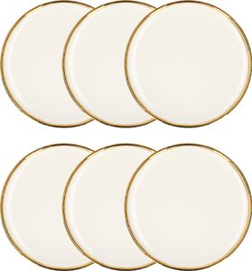 HOMLA 6er-Set Dessertteller SINNES weiß 15 cm