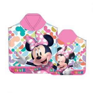 Minnie Mouse Badeponcho Kinder Poncho mit Kapuze 50 x 100cm