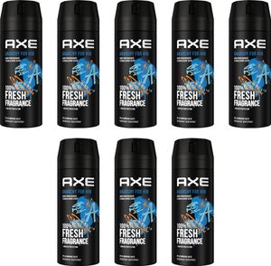 AXE Bodyspray Anarchy for Him Deo ohne Aluminium 8x 150ml Deodorant für Men Herren Männer Deospray