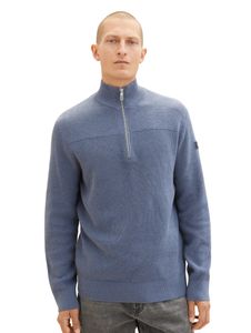 Pullover Structured Knit Troyer |