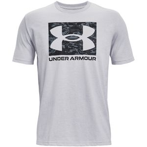 UNDER ARMOUR ABC Camouflage Boxed Logo kurzarm Trainingsshirt Herren 011 - mod gray light heather/mod gray light heather XS