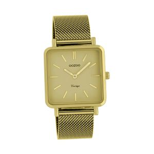 Oozoo Edelstahl Damen Uhr C20010 Quarzuhr Armband gold Vintage Series D2UOC20010