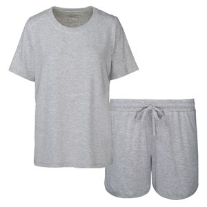 Seidensticker Modern Schlafanzug kurz Weiches Viskose-Material, Feuchtigkeitsableitend und atmungsaktiv, Legere Passform