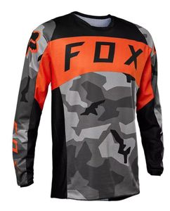 Fox 180 BNKR Fahrrad MX Jersey Grau Camo L