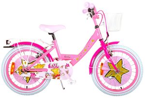 LOL Surprise detský bicykel - dievčenský - 18 palcov - ružový - 2 ručné brzdy