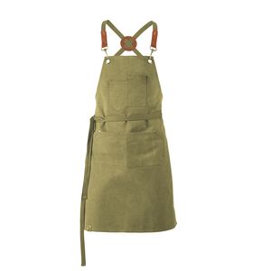 Zástěra Exner Bib Unisex 28814 Green Olive 80 x 70 cm