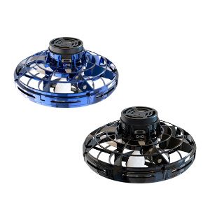 balení 2 létajících hraček UFO Mini drony Helikoptéra Infračervený senzor Auto s 360° otáčením Ručně ovládaná hračka dron - červená + černá