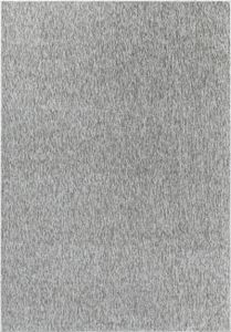 Teppium Schlingen Teppich Kurzflor Wohnzimmer Teppich Uni Modern Einfarbiges Design Pflegeleicht, Hellgrau, 120 x 170 cm