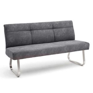 MCA furniture Sitzbank Talena - Federkern - Anthrazit - 160cm