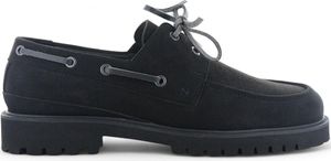 NAE Vegan Shoes DARIO - Herren Bootsschuh Schuhe Schwarz - Hergestellt in Portugal , EU 45
