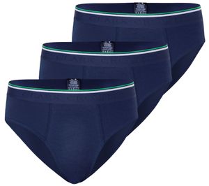 Clark Crown® 3er Pack "Bambus" Sport Slips XL marineblau