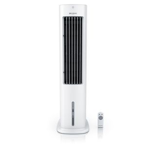 Brandson Ventilatorkombigerät, mobiler Luftkühler mit Wasserkühlung, 55W, 5L Wassertank, Klimagerät, weiß