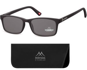 GKA Montana getönte Lesebrille +3,0 Dioptrien schwarz Sonnenbrille mit Sehstärke Sonnenlesebrille Nerd mit Federbügel Sonne Brille und Etui GKA Montana getönte Lesebrille +3,0 Dioptrien schwarz Sonnenbrille mit Sehstärke Sonnenlesebrille Nerd mit Federbügel Sonne Brille und Etui