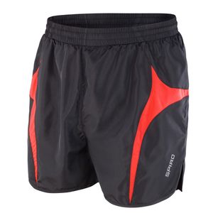 Spiro - Shorts für Herren - Laufen PC6814 (L) (Schwarz/Rot)