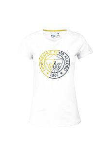 Fenerbahce Neue Season Damen Tribune Farbig Logo T-Shirt 36