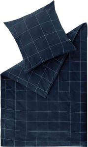 ESPRIT pościel flanelowa CHECK Navy 200 x 200 cm
