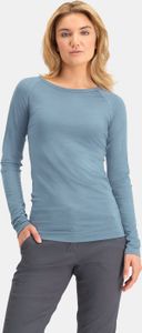 NOMAD® Pure Merino Longsleeve Damen | Hellblau | XL | Langarm-Thermoshirt | 100% Wolle
