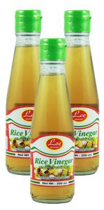 3er Pack Lee Brand Reisessig (3x 200ml) | Rice Vinegar | Exzellent für Salate & Sushi