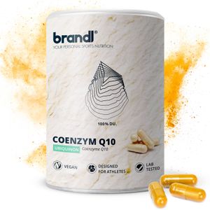 brandl® Q10 Kapseln hochdosiert | Coenzym Q10 Ubiquinon Premium | Vegan
