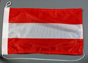 Bootsflagge : Österreich 30x20 cm Motorradflagge