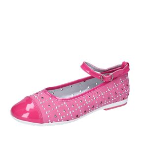 DIDI BLU Ballerinas Mädchen Veloursleder Pink AG486 - Größe: 34