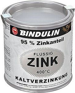 Bindulin Flüssig Zink Silber 95 Prozent Zinkanteil Metalldose 250ml