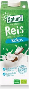 Natumi Getränk aus Reis mit Kokos aus er Landwirtschaft ultrahocherhitzt. -- 1l